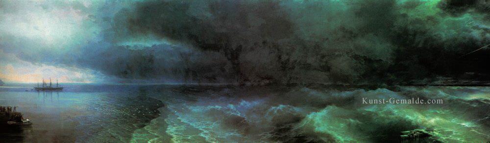 aus der Ruhe zu Hurrikan 1892 Verspielt Ivan Aiwasowski russisch Ölgemälde